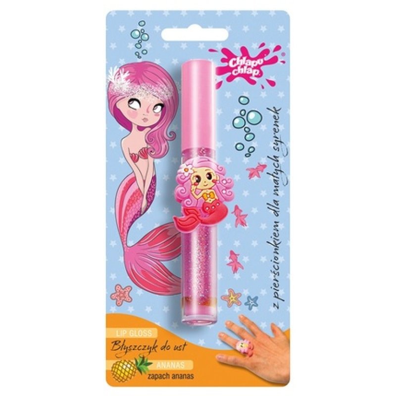 Chlapu Chlap Lip Gloss With Ring Pineapple 1 Piece