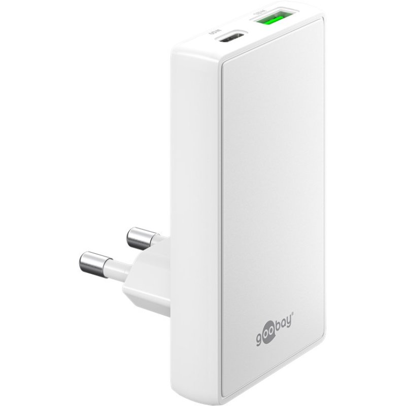 Goobay 75724 mobile device charger Universal White AC Fast charging Indoor