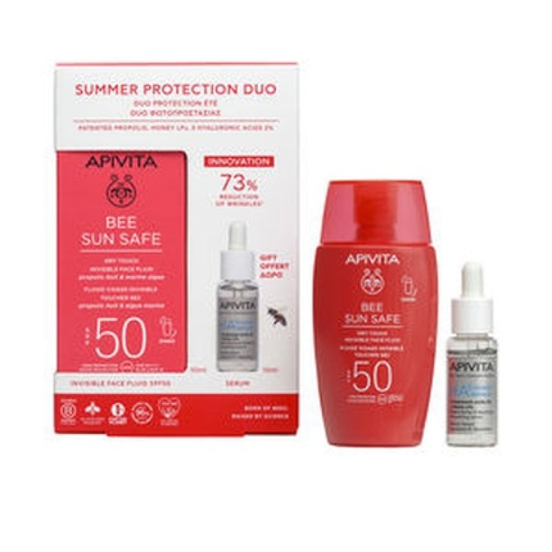 Bee Sun Safe Dry Touch Facial Fluid Spf 50 2pack High Protection Sunscreen
