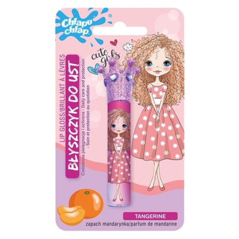 Chlapu Chlap Lip Gloss With Crown Mandarin 18 Ml