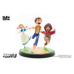 The Adventures of Tom Sawyer Animated! Statue Tom, Huck & Becky 23 cm