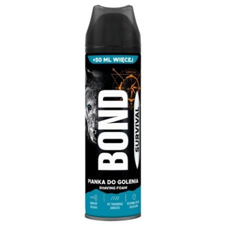 Bond Survival Shaving Foam 250 Ml A Premium Shaving Foam For A Smooth Shave