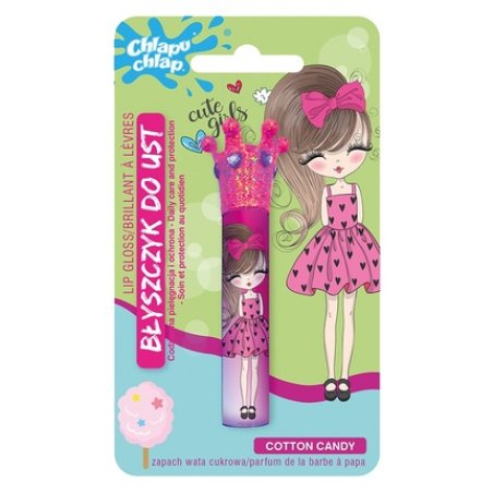 Chlapu Chlap Lip Gloss With Crown Cotton Candy 18 Ml