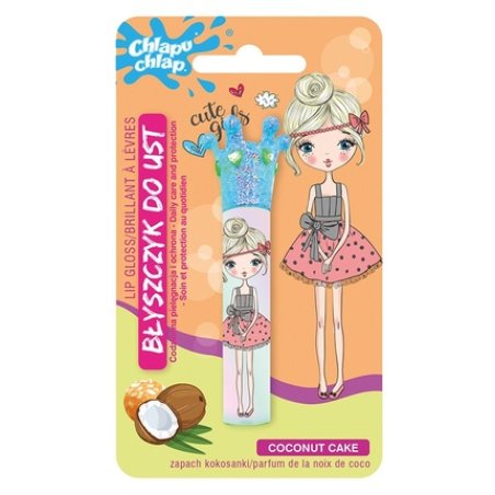 Chlapu Chlap Lip Gloss With Crown Coconut 18 Ml