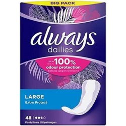 Always Dailies Large Extra Protect Inlay Crosses 48 Count