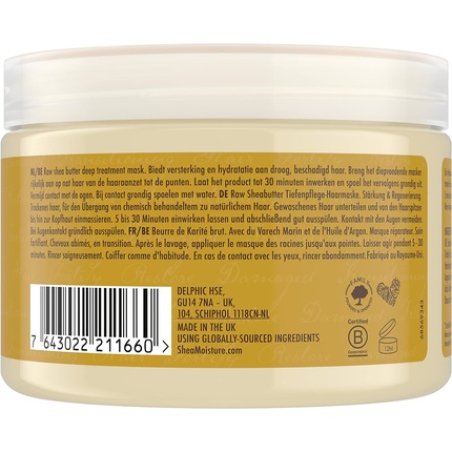 SheaMoisture Raw Shea Butter Deep Hair Treatment Mask for Dry, Damaged or Transitioning Hair 326ml