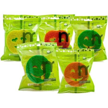 Martini Spa Utility Steel Wool Pads And Spiral Scourer Emoji Grip Sponges