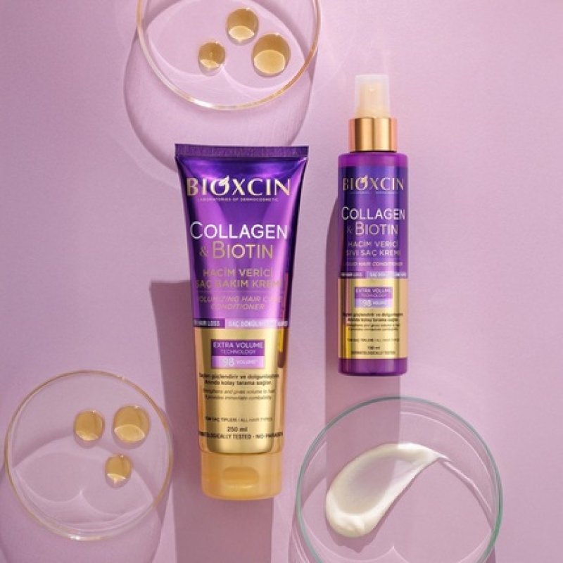Bioxcin Collagen & Biotin Volumizing Hair Care Conditioner 250ml for Hair Loss