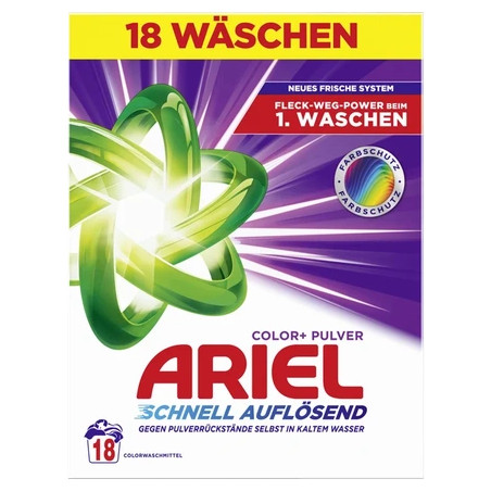 Ariel Color Detergent Powder 18 Washes