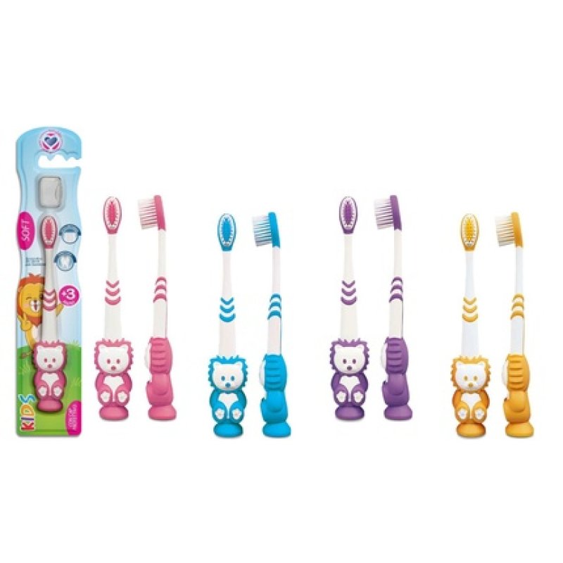 Setablu Children's Toothbrush Lion Fun And Colorful Toothbrush For Kids