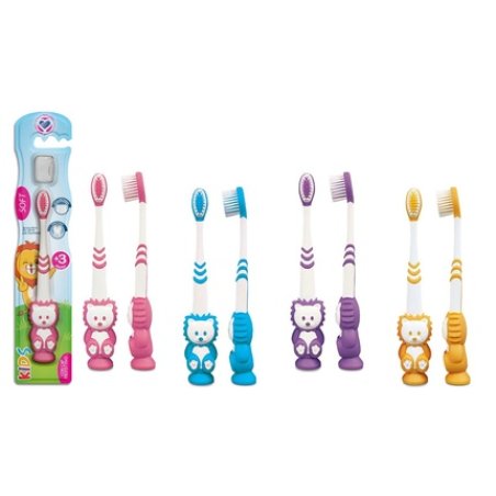 Setablu Children's Toothbrush Lion Fun And Colorful Toothbrush For Kids