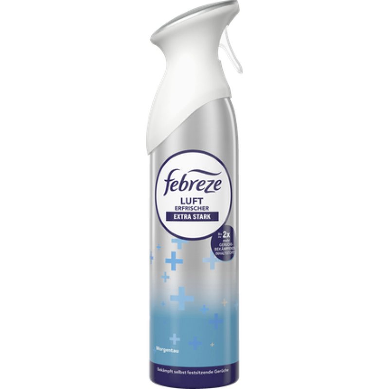 febreze Spray désodorisant Extra Fort Rosée matinale, 185 ml