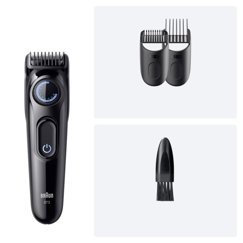 Braun BeardTrimmer 3 80789791 beard trimmer AC/Battery 20 2 cm Black