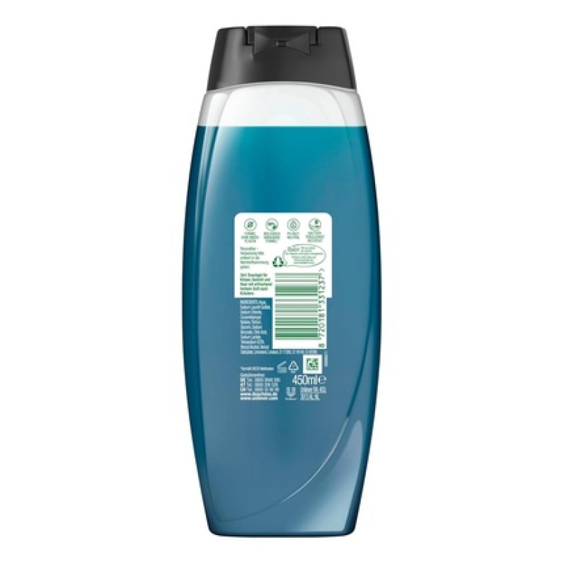 Duschdas 3-in-1 Shower Gel & Shampoo for Men XXL with Fresh Energy