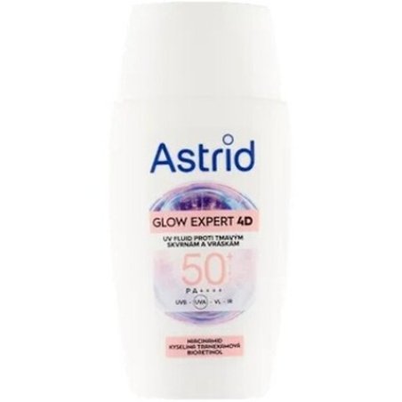 Astrid Glow Expert 4d Spf 50 Facial Fluid Against Dark Spots And Wrinkles