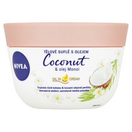 Nivea Body Mo Souffle Oil Coconut & Manoi Oil 200 Ml