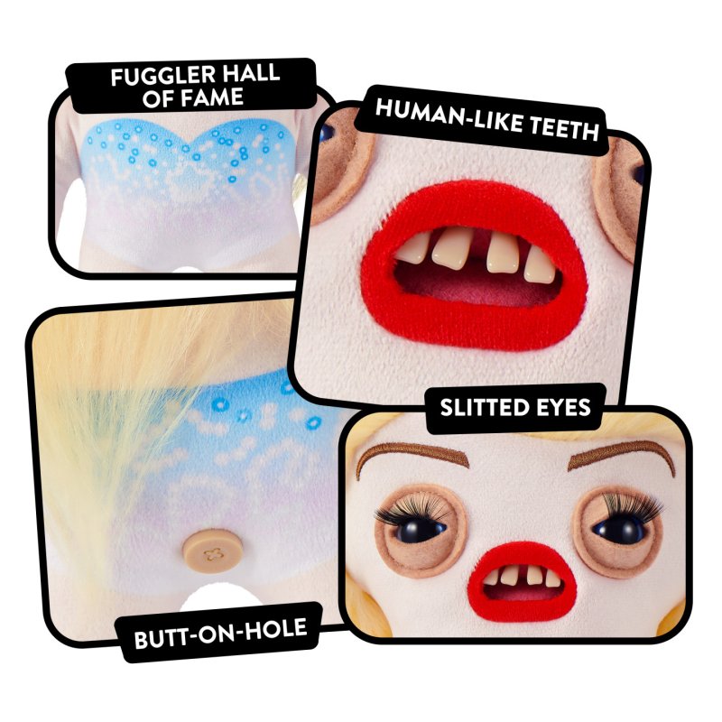 Hug-A-Lumps Fuggler Fugg Stars 22 cm Assortiment sous licence