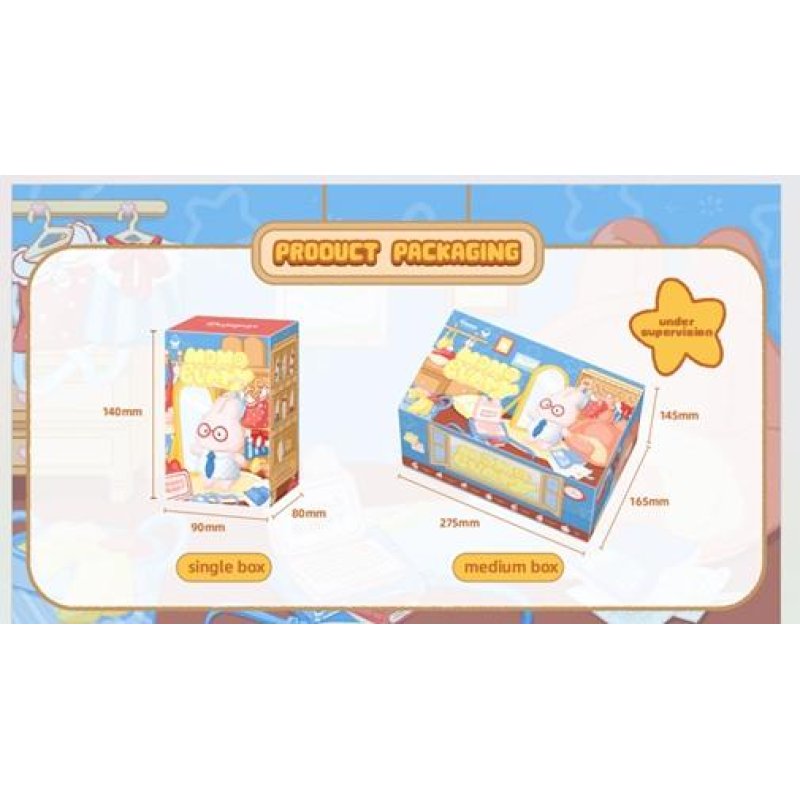 MOMO BUNNY - Vibrant Series - Blind Box Set 6 Peluche
