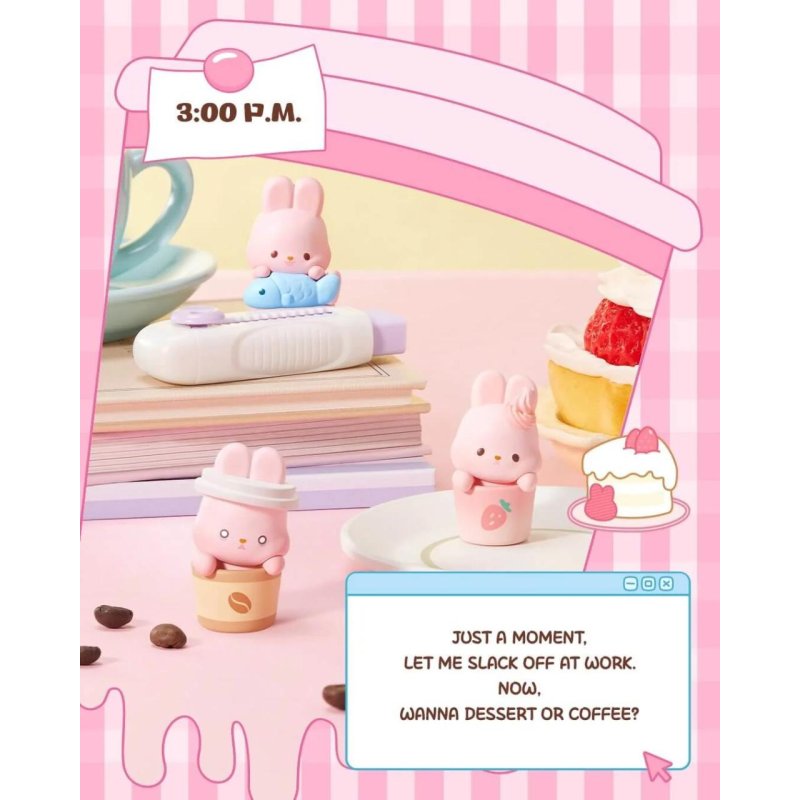 MOMO BUNNY - 24h Life Diary Series - Blind Box Set 4 Figurine
