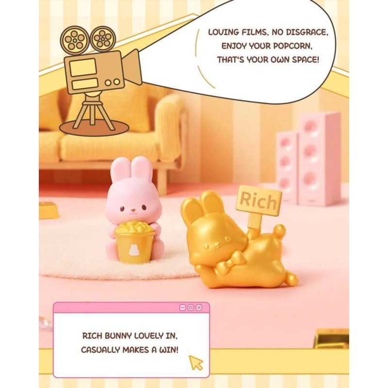 MOMO BUNNY - 24h Life Diary Series - Blind Box Set 4 Figurine