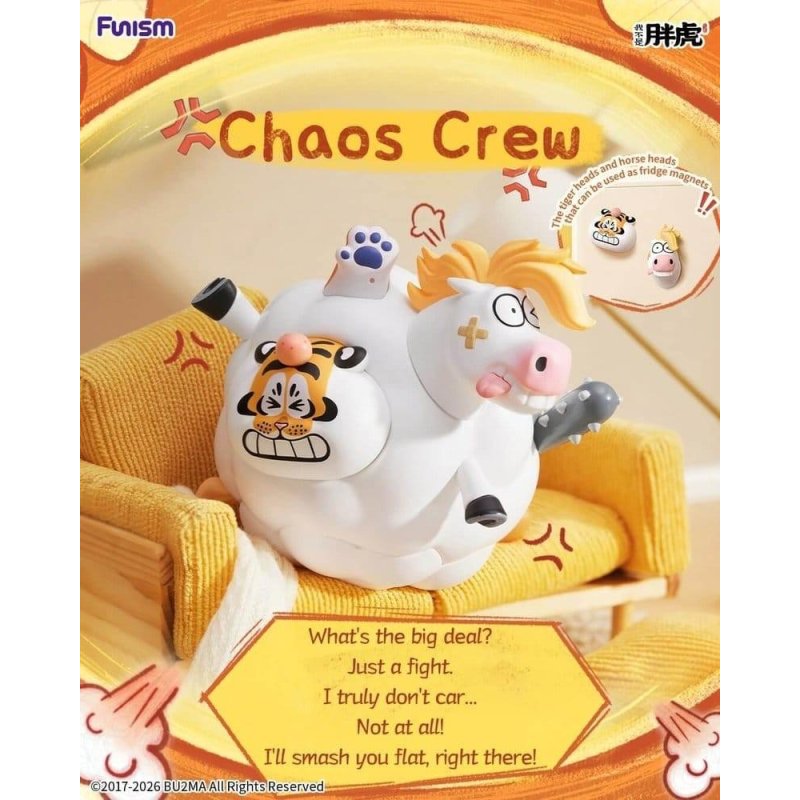 ALEXANDER THE FAT TIGER -Real crazy Horse Series -Blind Box Set 8 Fig.