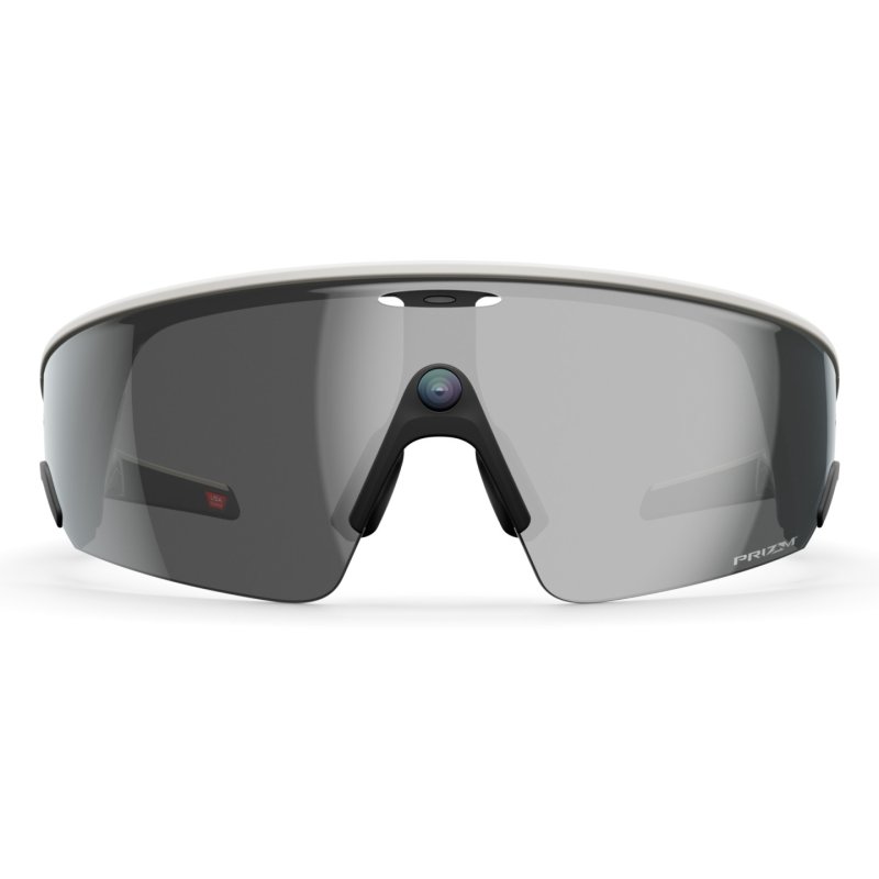 META Oakley Vanguard, Meta AI, White, Prizm Black AI Glasses