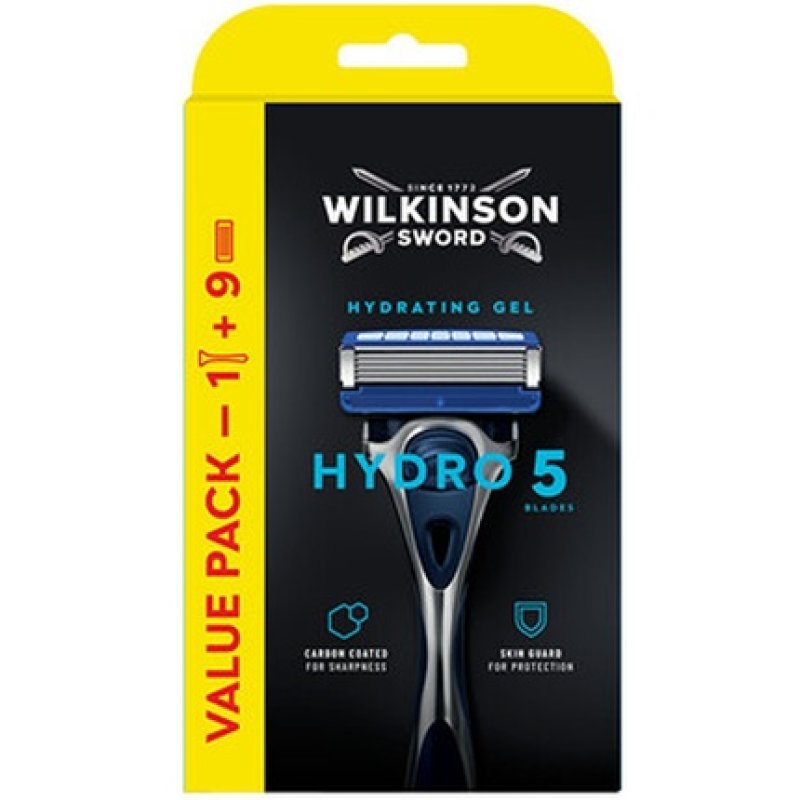 Wilkinson Sword Hydro 5 Set Shaver With One Head And Spare Head 8 Pieces
