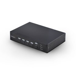 StarTech.com P4AD122M-KVM-SWITCH commutateur écran, clavier et souris Noir