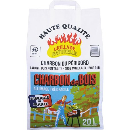 SAC 20L CHARBON BOIS PERIGORD