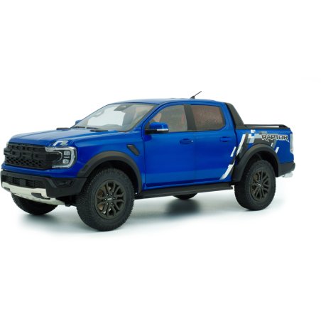 FORD 1/18 RANGER RAPTOR BLEU