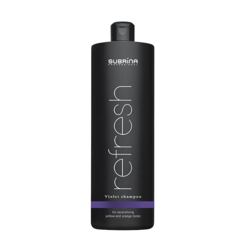 Subrina Professional Refresh Violet, Sampon neutralizant pentru nuante reci, 1000ml