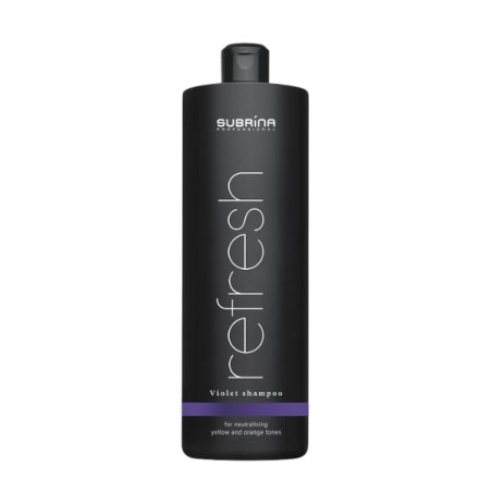 Subrina Professional Refresh Violet, Sampon neutralizant pentru nuante reci, 1000ml