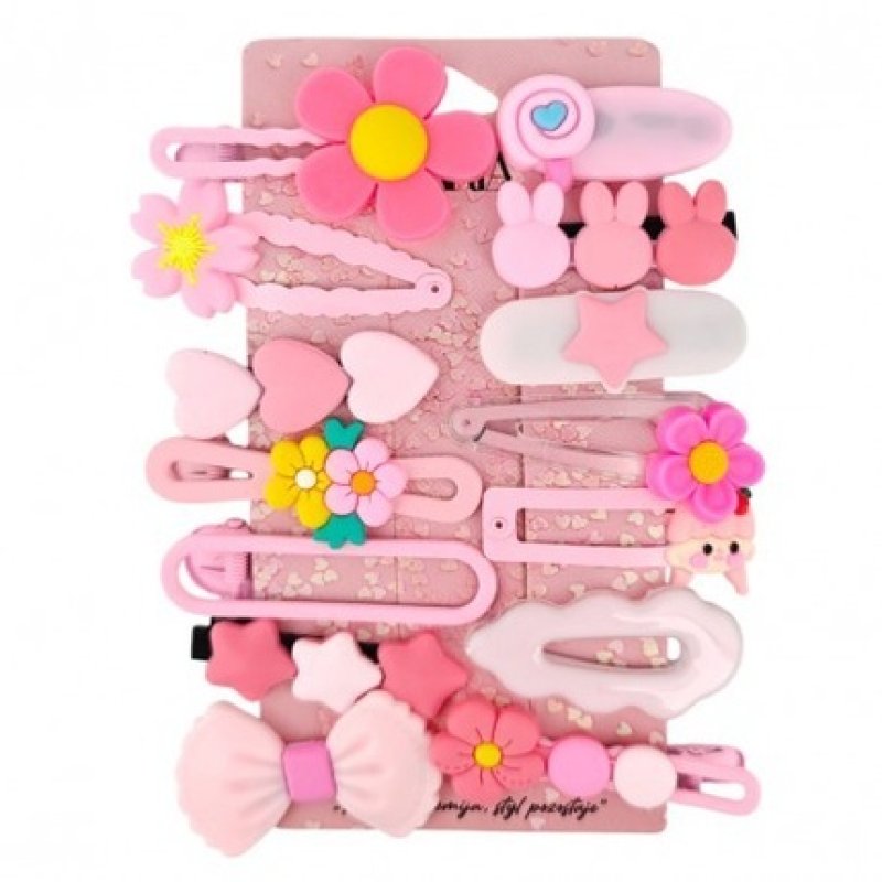 Ecarla Hair Clips Set 14 In 1 Sp411