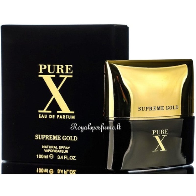 Fragrance World Pure X Supreme Gold Eau De Parfum 100ml