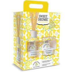 Sweet Home Collection Italic Helicrysus Set Gift Set Of Aroma Diffuser With Candle