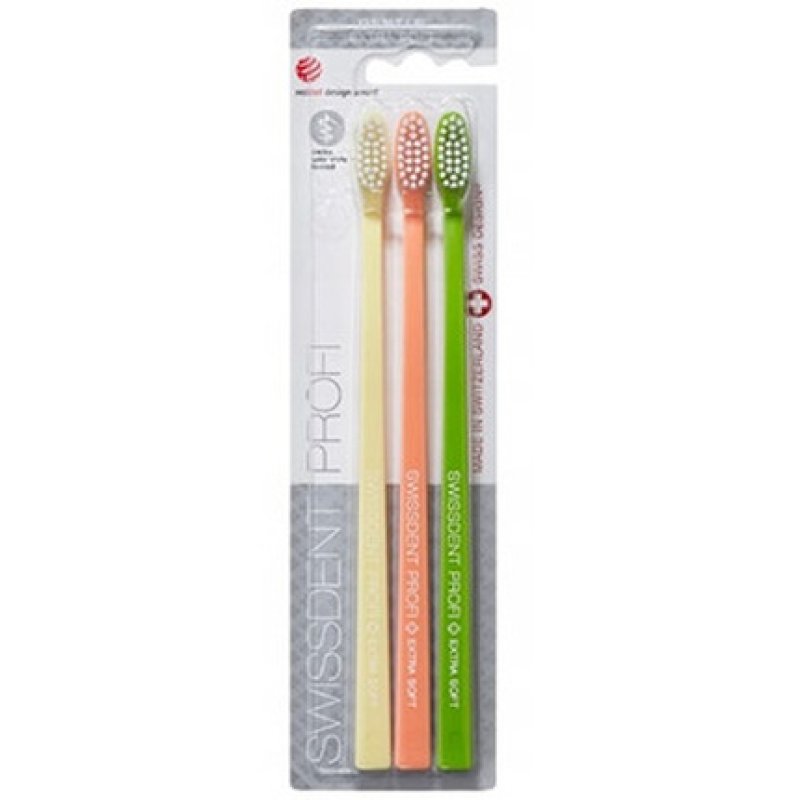 Swissdent Gentle Extra Soft Toothbrush Trio