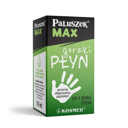 Kosmed Paluszek Max Bitter Liquid Against Nail Biting And Habitual Thumb Sucking 10 Ml