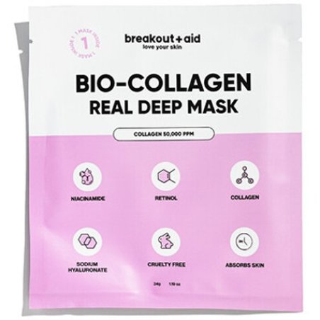 Breakoutaid Real Deep Mask Night Face Mask With Collagen