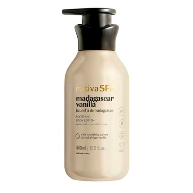 Boticario Nativa Spa Madagascar Vanilla Moisturizing Lotion 400ml