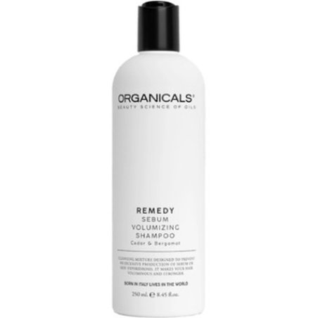 Organicals Remedy Sebum Volumizing Shampoo Cedar & Bergamot A Volumizing Shampoo For Limp Easily Oily Hair
