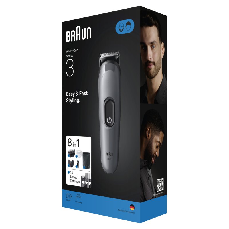 Braun 80789915 hair trimmers/clipper Dark Grey 21 Nickel-Cadmium (NiCd)