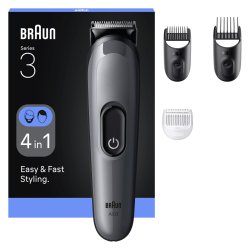 Braun Series 3 Aio3500 Grey Multifunctional Trimmer 4 In 1