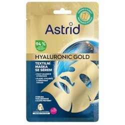 Astrid Hyaluronic Gold Mask A Textile Mask With Golden Proteins For Smoother Appearance And Volume Restoration Of The