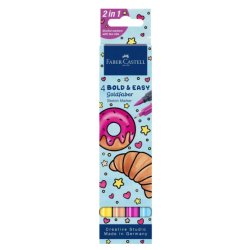 Faber-Castell 164817 marker 4 pc(s) Beige, Blue, Pink, Yellow