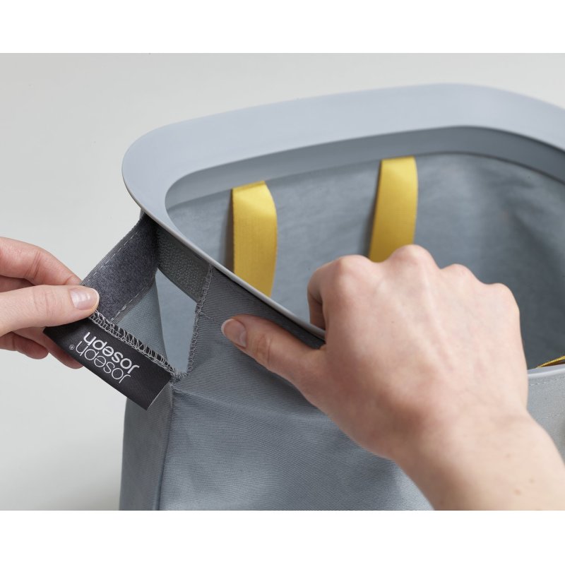 Joseph Joseph 50003 laundry basket 90 L Rectangular Cotton, Polyester Grey