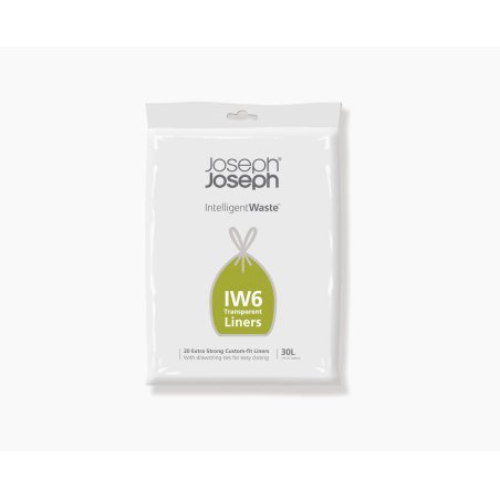 Joseph Joseph IW6 sac poubelle 30 L Transparent 20 pièce(s)