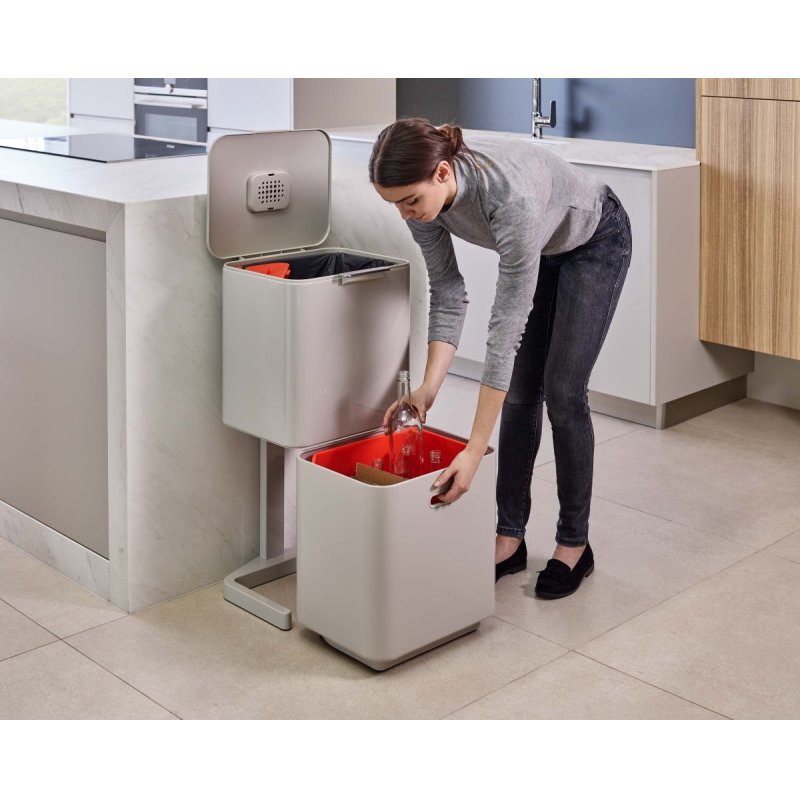 Joseph Joseph Totem Max 60 L 2 Nombre de paniers Gris, Orange