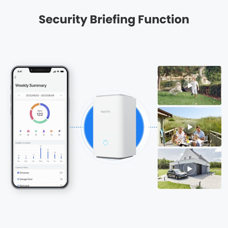 Reolink Hub 1 2x Argus Series B310 Central