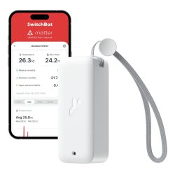SwitchBot Outdoor Meter IP65 Thermometer Innen/Außen weiß