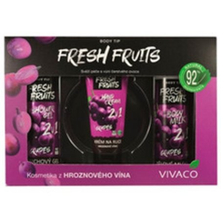 Vivaco Gift Box Of Cosmetics With Grape Wine